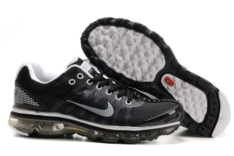 Mens Nike Air Max 2009 Black Grey - Click Image to Close